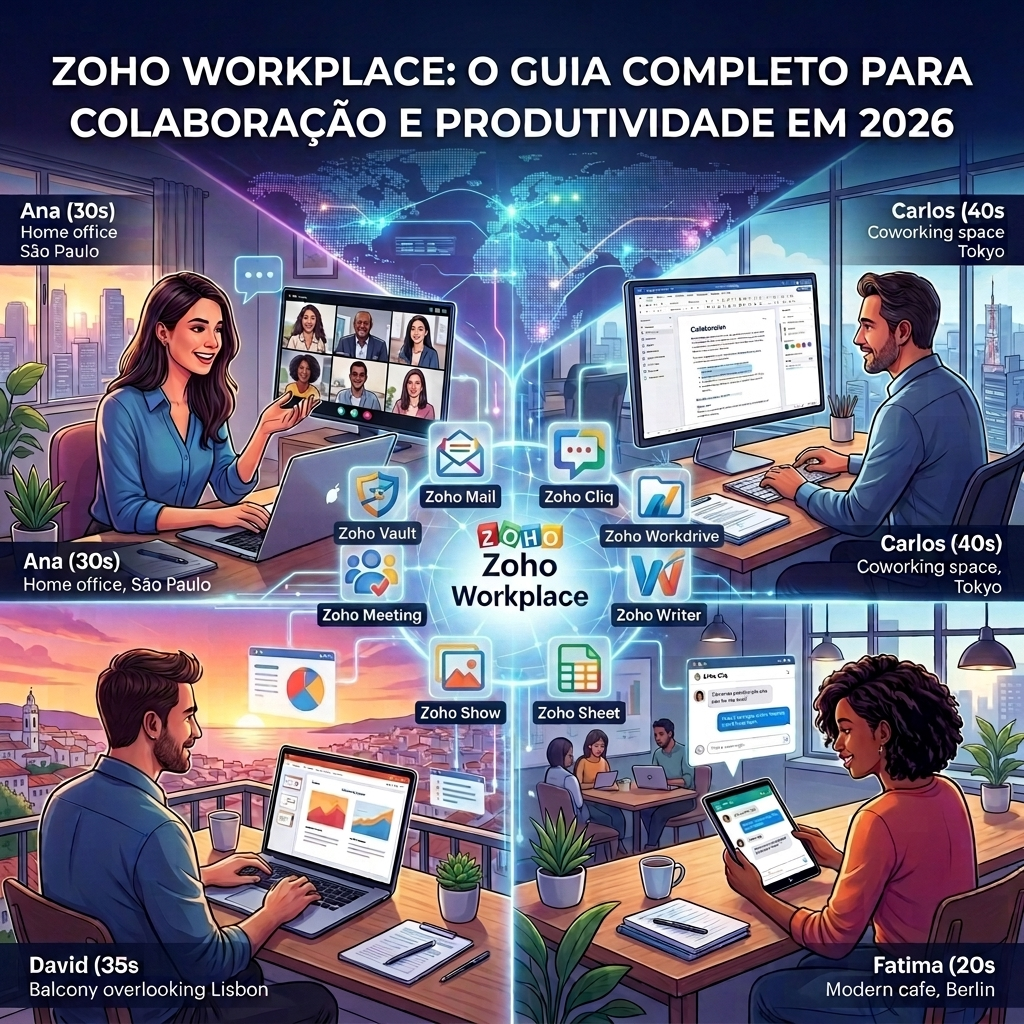 Zoho Workplace: O Guia Completo para Colaboração e Produtividade em 2026